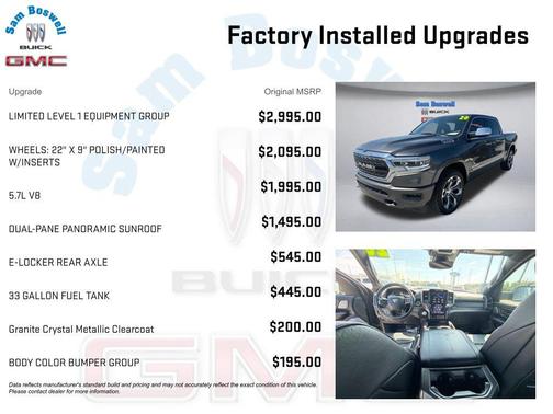 Granite Crystal Metallic Clearcoat 2020 RAM 1500 Limited