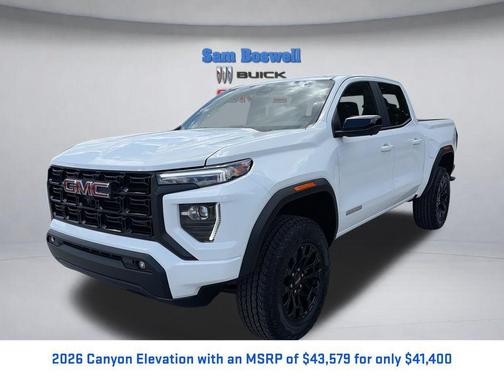 Summit White 2026 GMC Canyon Elevation