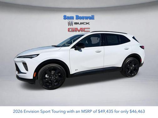 Iridescent White Tricoat 2026 Buick Envision Sport Touring AWD