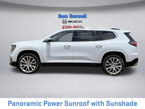 Glacier White Tricoat 2026 GMC Acadia Denali