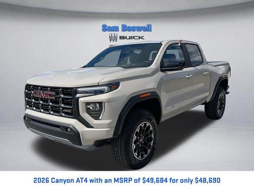 Coastal Dune 2026 GMC Canyon AT4