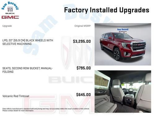 Volcanic Red Tintcoat 2023 GMC Yukon XL SLT