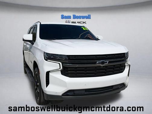 Summit White 2021 Chevrolet Tahoe 2WD RST
