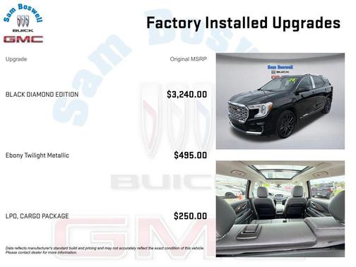 Ebony Twilight Metallic 2024 GMC Terrain Denali