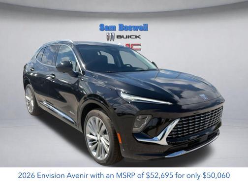 Ebony Twilight Metallic 2026 Buick Envision Avenir AWD