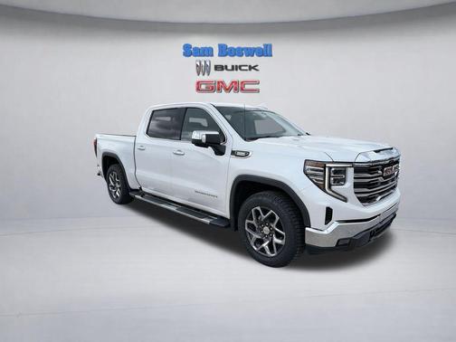 White Frost Tricoat 2023 GMC Sierra 1500 SLT