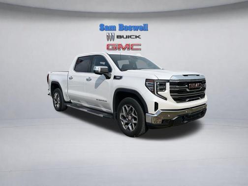 White Frost Tricoat 2023 GMC Sierra 1500 SLT
