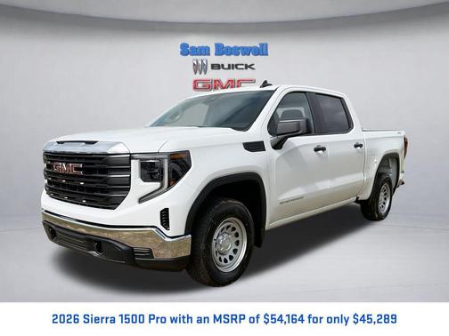 Summit White 2026 GMC Sierra 1500 Pro
