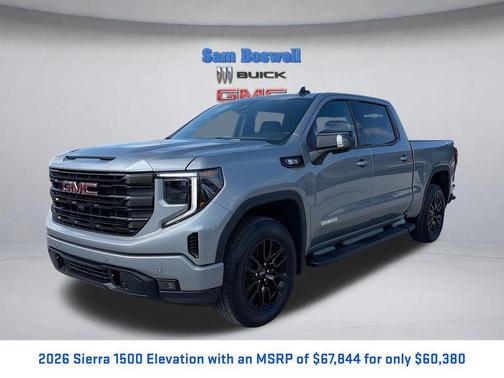 Sterling Metallic 2026 GMC Sierra 1500 Elevation