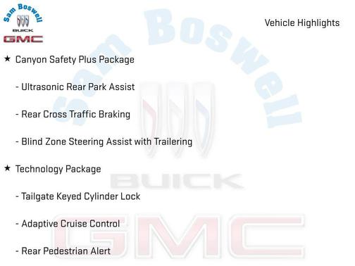 Rapids Metallic 2026 GMC Canyon Elevation