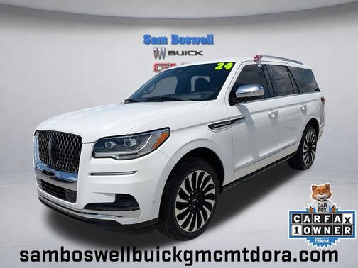 PRISTINE WHITE METALLIC 3C 2024 Lincoln Navigator Black Label