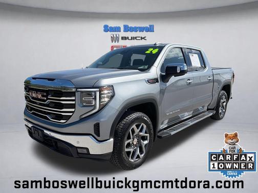 Sterling Metallic 2024 GMC Sierra 1500 SLT