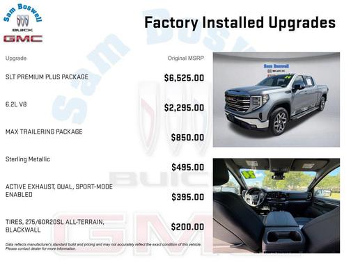 Sterling Metallic 2024 GMC Sierra 1500 SLT