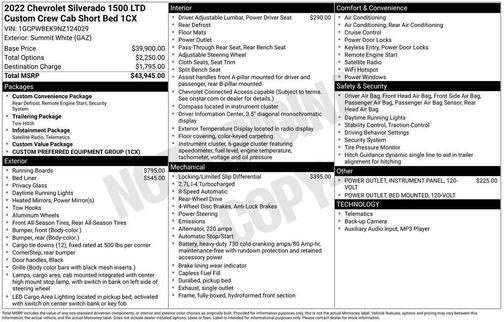 2022 Chevrolet Silverado 1500 Custom