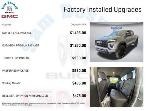 Sterling Metallic 2026 GMC Canyon Elevation
