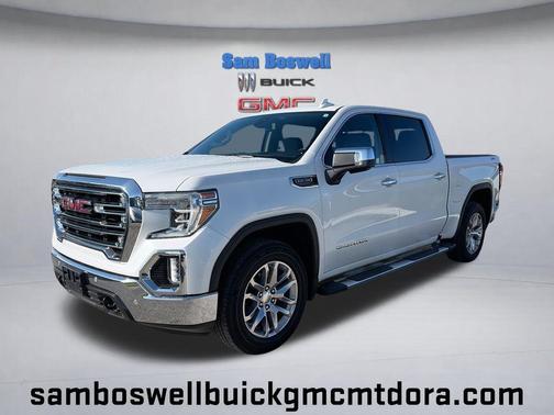 White Frost Tricoat 2019 GMC Sierra 1500 SLT