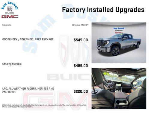 Sterling Metallic 2024 GMC Sierra 3500 Denali