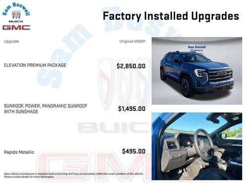 Rapids Metallic 2026 GMC Terrain Elevation, FWD