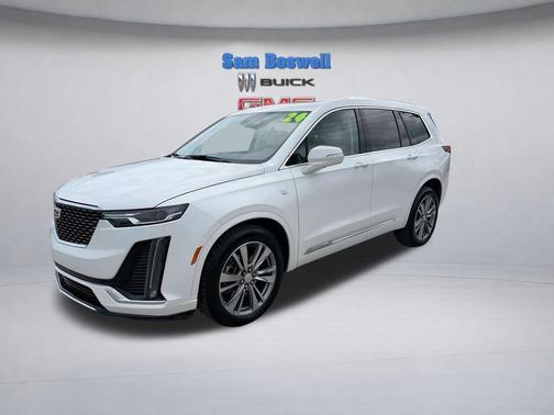 Crystal White Tricoat 2024 Cadillac XT6 Premium Luxury AWD