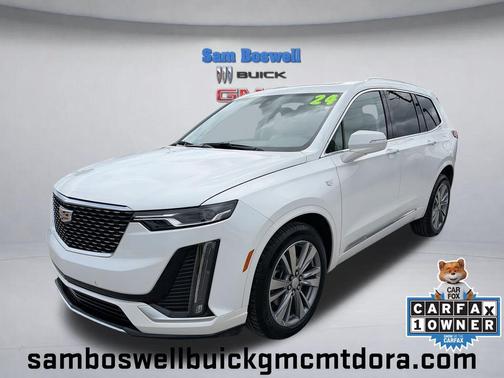 Crystal White Tricoat 2024 Cadillac XT6 Premium Luxury AWD