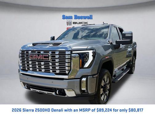 Sterling Metallic 2026 GMC Sierra 2500 Denali
