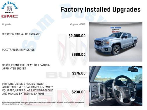 Quicksilver Metallic 2015 GMC Sierra 1500 SLT
