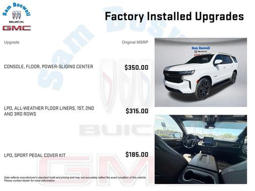 Summit White 2023 Chevrolet Tahoe 4WD RST