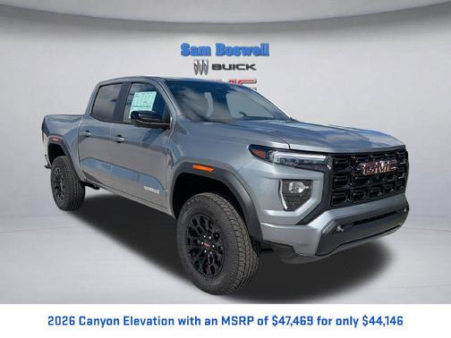 Sterling Metallic 2026 GMC Canyon Elevation