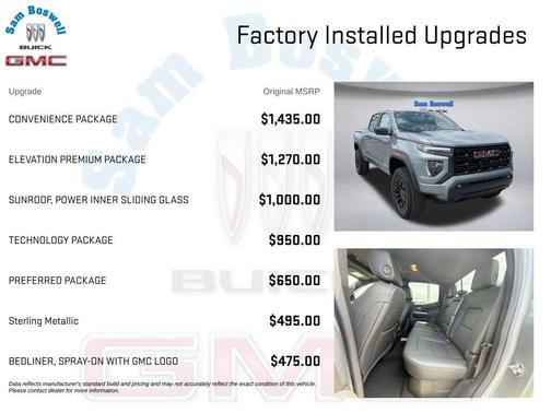 Sterling Metallic 2026 GMC Canyon Elevation