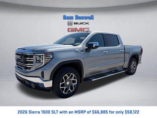 Sterling Metallic 2026 GMC Sierra 1500 SLT