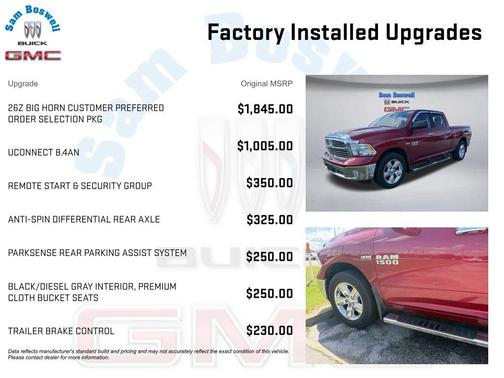 Deep Cherry Red Crystal Pearlcoat 2013 RAM 1500 Big Horn
