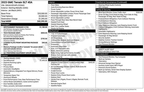 2023 GMC Terrain SLT