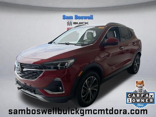 Chili Red Metallic 2021 Buick Encore GX Essence