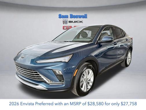 Ocean Blue Metallic 2026 Buick Envista Preferred FWD