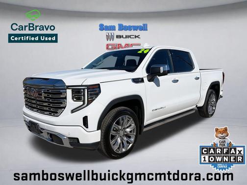 Summit White 2024 GMC Sierra 1500 Denali