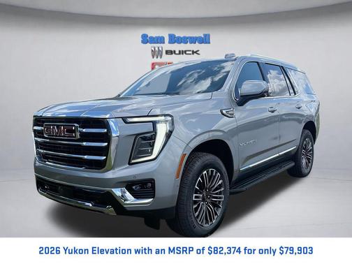 Sterling Metallic 2026 GMC Yukon 4WD Elevation