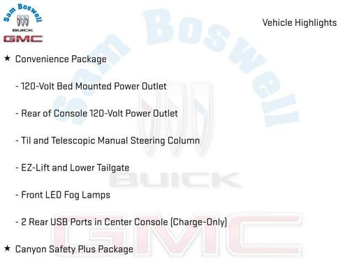 Onyx Black 2026 GMC Canyon Elevation