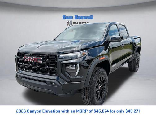 Onyx Black 2026 GMC Canyon Elevation