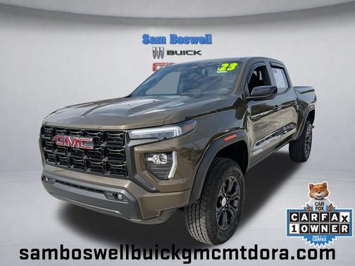 Deep Bronze Metallic 2023 GMC Canyon Elevation