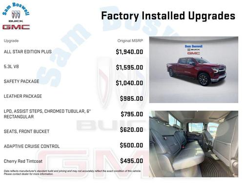 Cherry Red Tintcoat 2022 Chevrolet Silverado 1500 LT