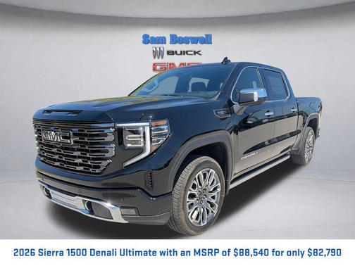 Onyx Black 2026 GMC Sierra 1500 Denali Ultimate