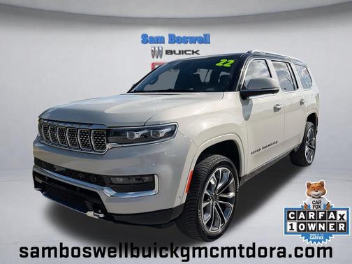 Luxury White Pearlcoat 2022 Jeep Grand Wagoneer Series III 4x4