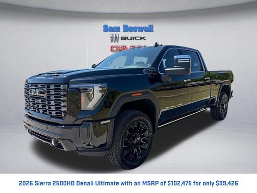 Onyx Black 2026 GMC Sierra 2500 Denali Ultimate