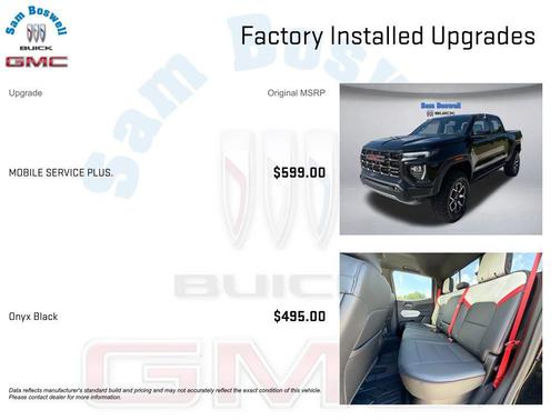 Onyx Black 2026 GMC Canyon AT4X