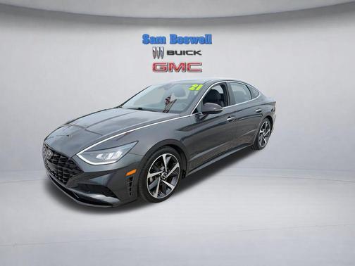 Portofino Gray 2021 Hyundai SONATA SEL Plus