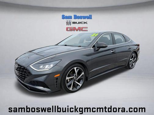 Portofino Gray 2021 Hyundai SONATA SEL Plus