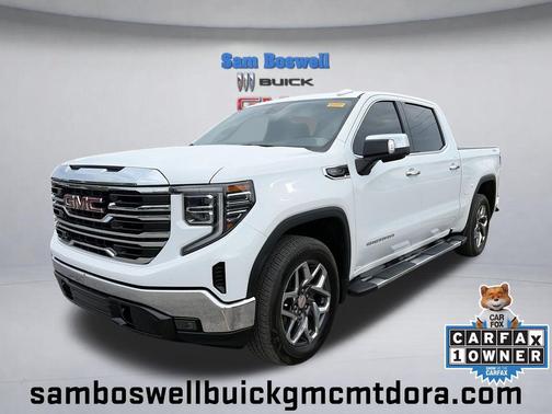 Summit White 2023 GMC Sierra 1500 SLT