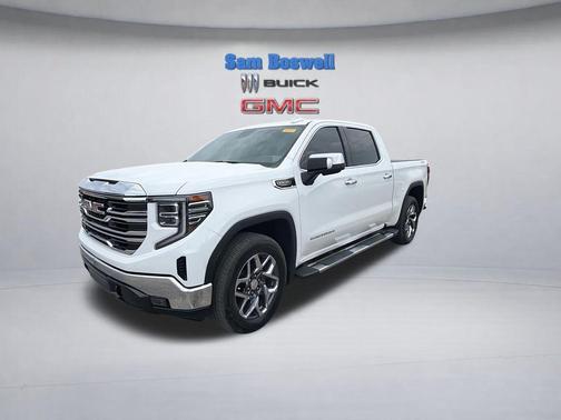 Summit White 2023 GMC Sierra 1500 SLT