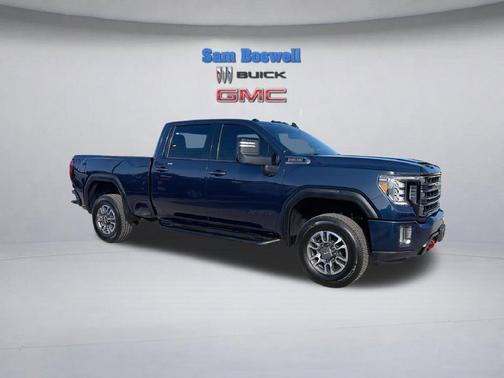 Pacific Blue Metallic 2021 GMC Sierra 2500 AT4
