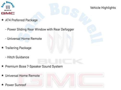 Summit White 2026 GMC Sierra 1500 AT4